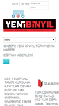 Mobile Screenshot of gazeteyenibinyil.com